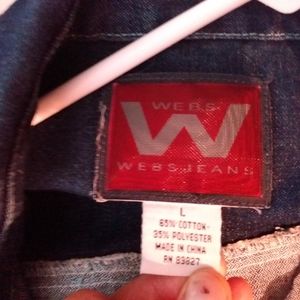 Webs Jean jackets large